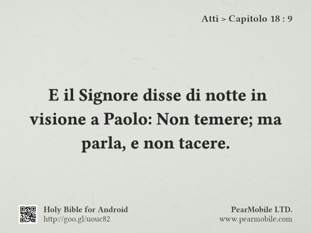 Atti, Capitolo 18:9